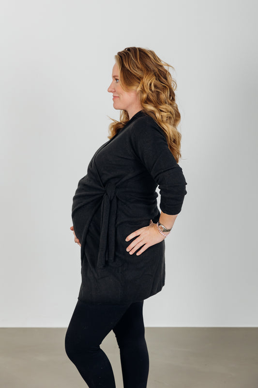 Cou Cou Maternity - Kokoon aus 100% Cashmere in Elegant Black
