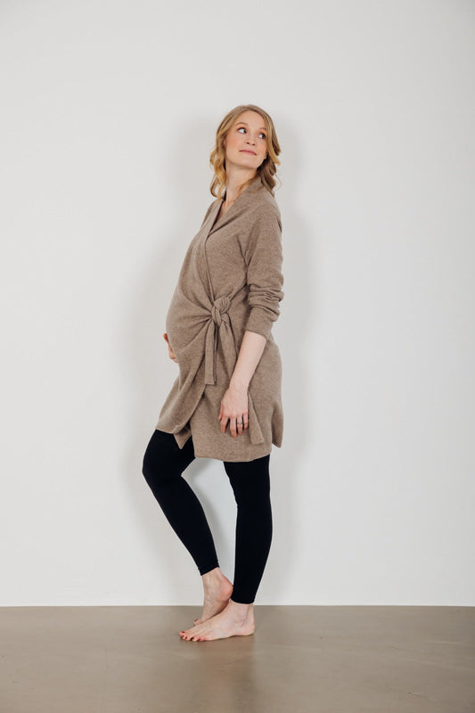 Cou Cou Maternity - Kokoon aus 100% Cashmere in Cashmere Beige
