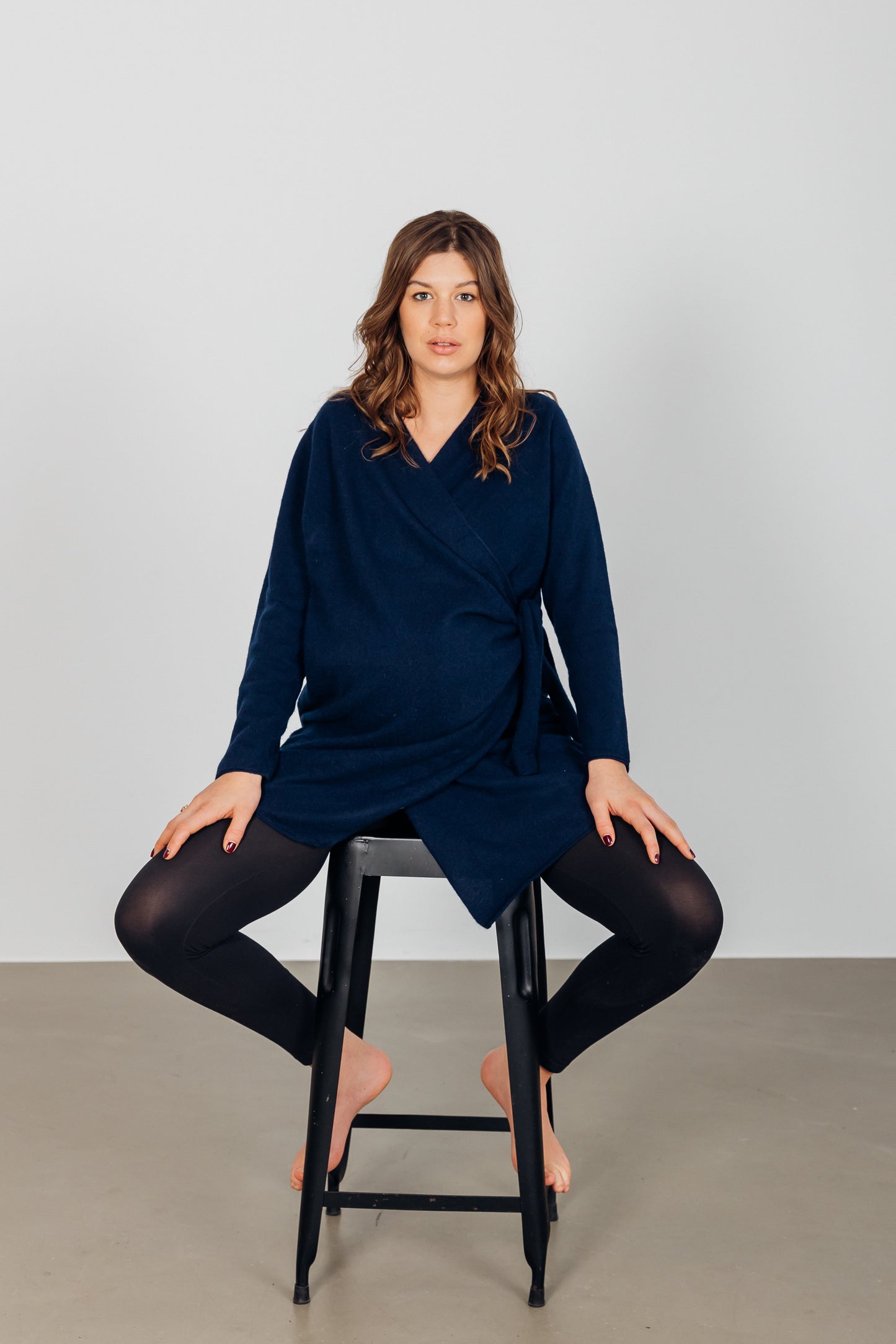 Cou Cou Maternity - Kokoon aus 100% Cashmere in Classic Navy