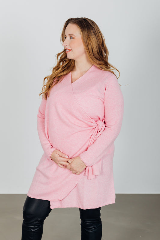 Cou Cou Maternity - Kokoon aus 100% Cashmere in Bubble Gum Pink